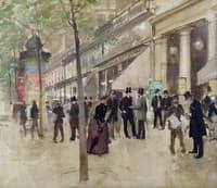 The Boulevard Montmartre and the Theatre des Varietes