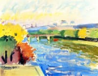 The Pont des Arts Seen from the Pont Neuf