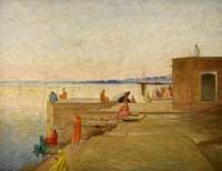 Evening in Benares, India