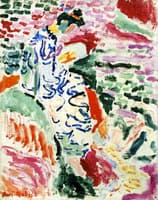 Japanese Woman at the Seashore