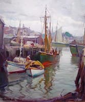 Drying the Sails, Gloucester