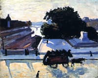 The Louvre Embankment and the Pont-Neuf in Paris