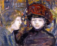 On the Street, Two Figures