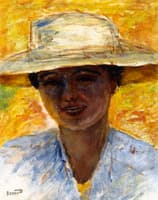 Portrait of a Woman in a Large Hat