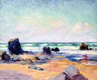 Low Tode at the Beach of Port Blanc