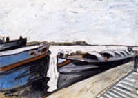 Barges on the Rhône
