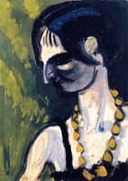 Woman with a Yellow Necklace