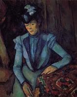 Lady in blue