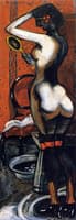 Woman Washing Herself