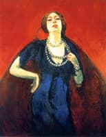 Woman in Blue