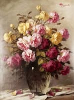 Vase of Roses