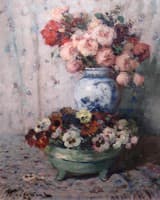 Roses and pansies