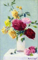 Bouquet of Roses in a Vase