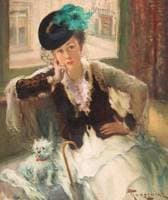 Girl with Dog