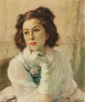 Jeune femme rêveuse