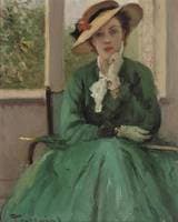 The green dress
