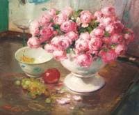 Composition aux roses