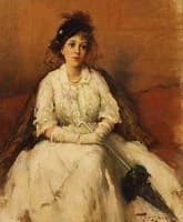 Young Woman with Parasol