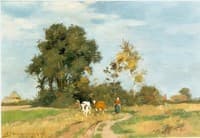 Cows in farmland