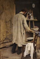 Portrait of Sculptor Ernest Bussière