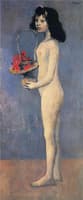Young Girl with a Flower Basket