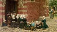 High Mass at a Fishing Village on the Zuyder Zee, Holland