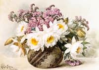 Floral with Indian Basket