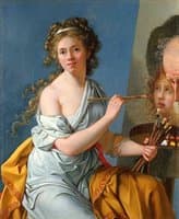 Self Portrait Painting David's Belisarius
