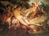 Adolescent Cupid Weeping over the Portrait of Psyche whom he Has Lost (study)