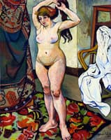 Gilbert, Nude Fixing Her Hair