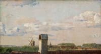 View from a Window in Toldbodvej Looking towards the Citadel in Copenhagen