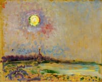 Landscape with Full Moon