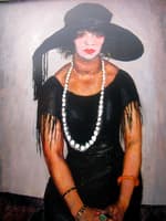 Negress in black