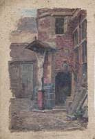 Study of a Calvary on a Building Exterior (Northern Europe)