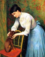 Woman with Dog