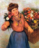 Flower Seller in Montmartre