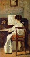 Signora al Pianoforte