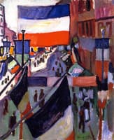 Street Decked with Flags