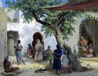Dancers in a Courtyard