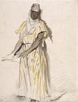 Femme noire d'Alger