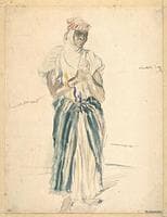 Femme noire d'Alger