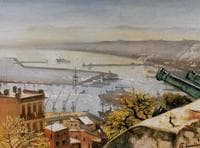 Vue sur le port de l'Agha (Alger)