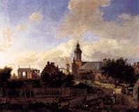 Amsterdam: Street before Haarlem Tower