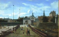 View of the Antonispoort in Amsterdam