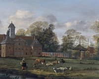 View of Goudestein Castle near Maarssen