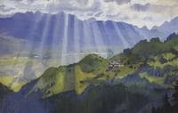 Mountain landscape. Switzerland