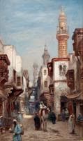 Bazaar Street in Cairo