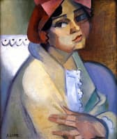 Woman in a Bonnet, Sulking