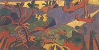Study for a Mural Decoration for 'The Cave of the Golden Calf'