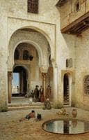 Courtyard in the Alhambra